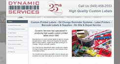 Desktop Screenshot of dynamicservice.com